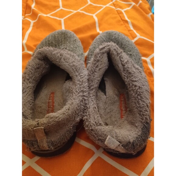 Unionbay Women's Grey Fuax Fur Lined Y2k 2000s Clogs Size 8 - Picture 6 of 6